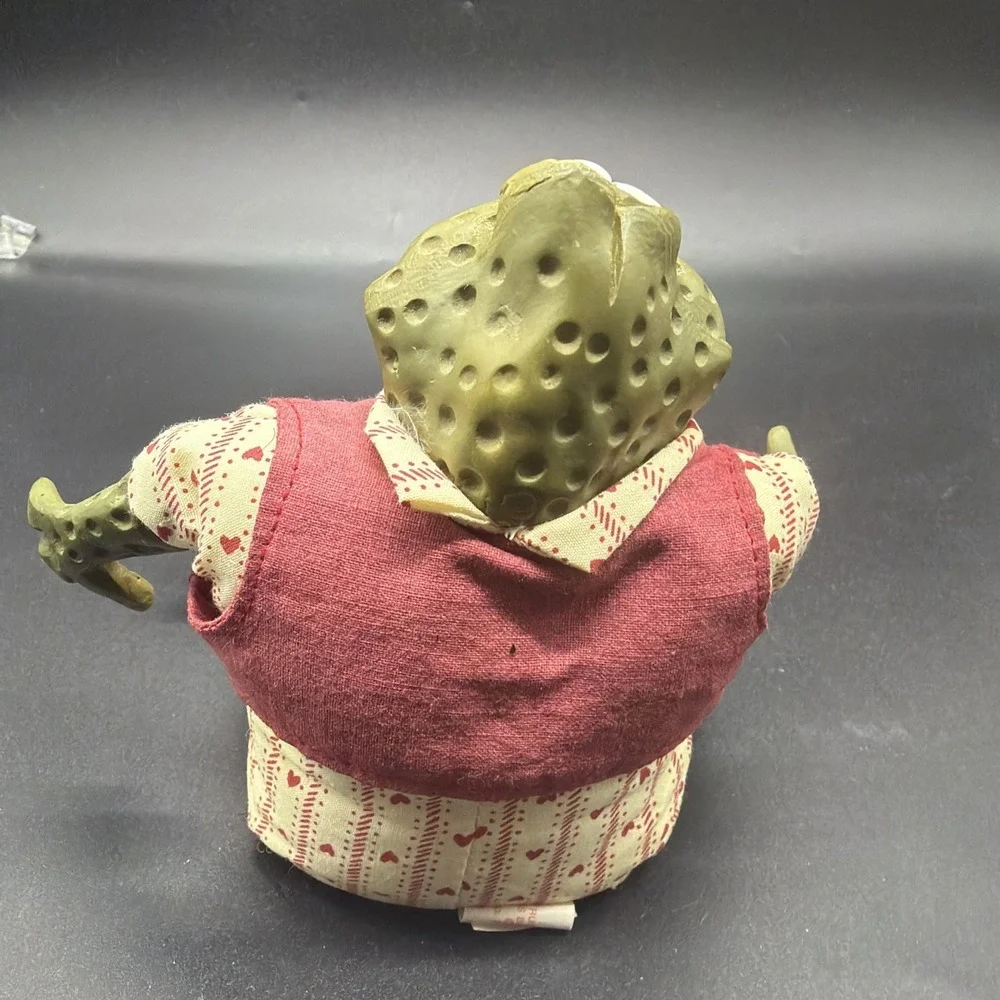Valentino Frog Shelf Sitter Russ Berrie Kathleen Kelly's Frog‎ 422L With Tag VTG